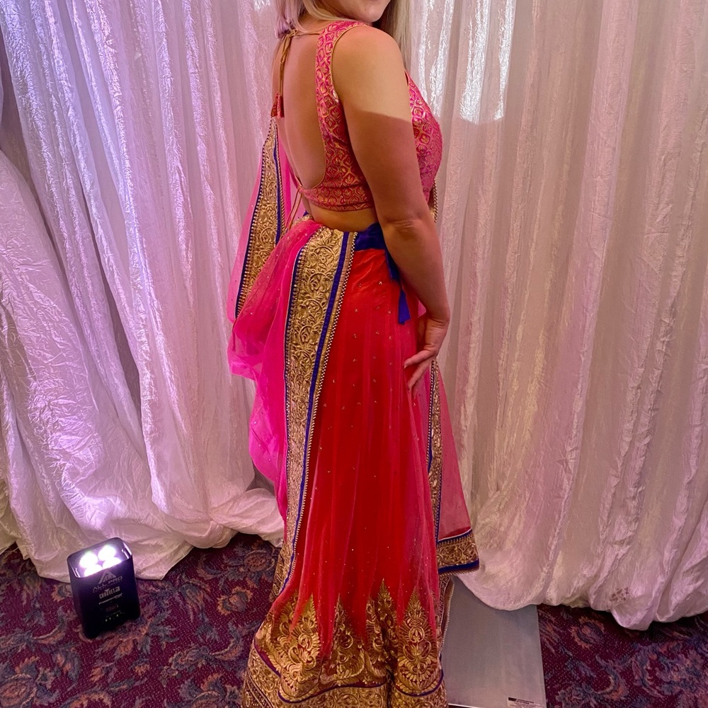 Gorgeous pink/coral Lehenga